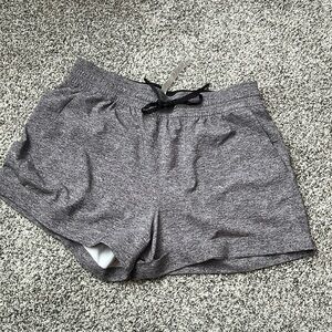 Lululemon Shorts, Size 8, EUC, Heathered Grey Front Pockets, One Back Pocket.